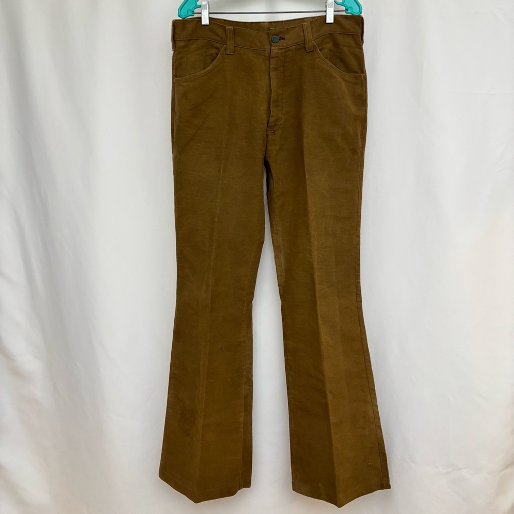 VTG 60s 70s Sedgefield Flare Western Sz 32 Moleskin Ranch Cowboy Work Chore